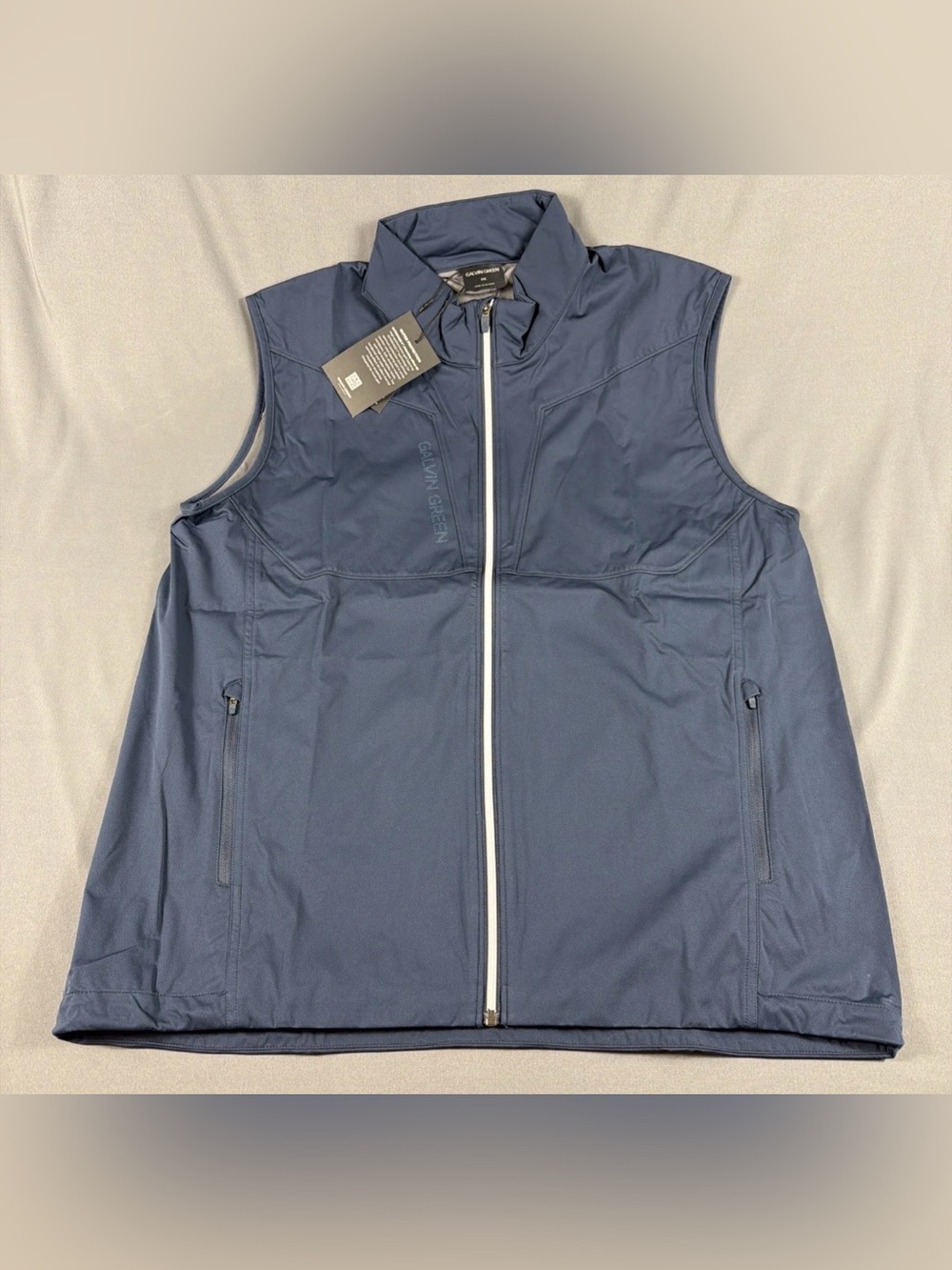Galvin Green Golf Vest Lathan Wind Rain XXL Navy Polyester NWT MSRP $219
